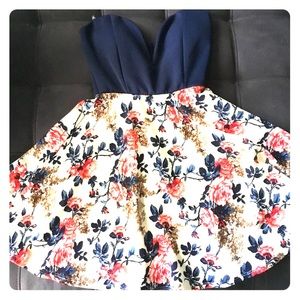 Love culture strapless steel boned dress SOLD